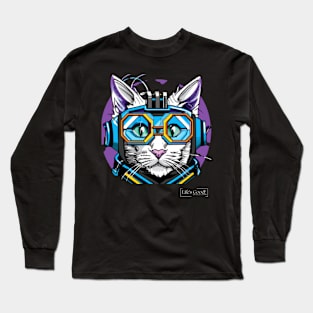 cat ciber Long Sleeve T-Shirt